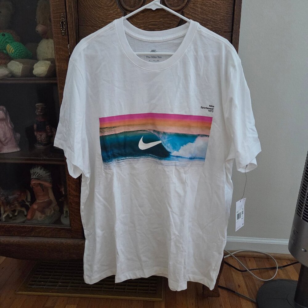 NWT Men's Ocean Nike Logo Tee | Sz. XXL